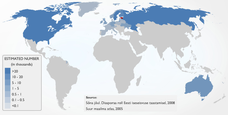 Estończycy na świecie