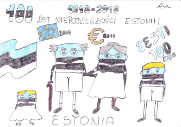 100 lat Niepodległości Estonii Estonia dla dzieci