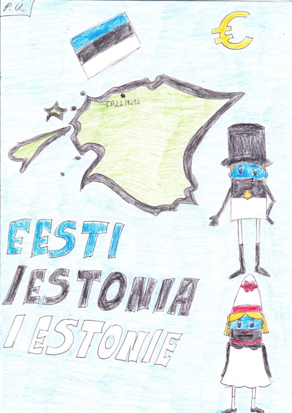 Flagoludki Estonia dla dzieci
