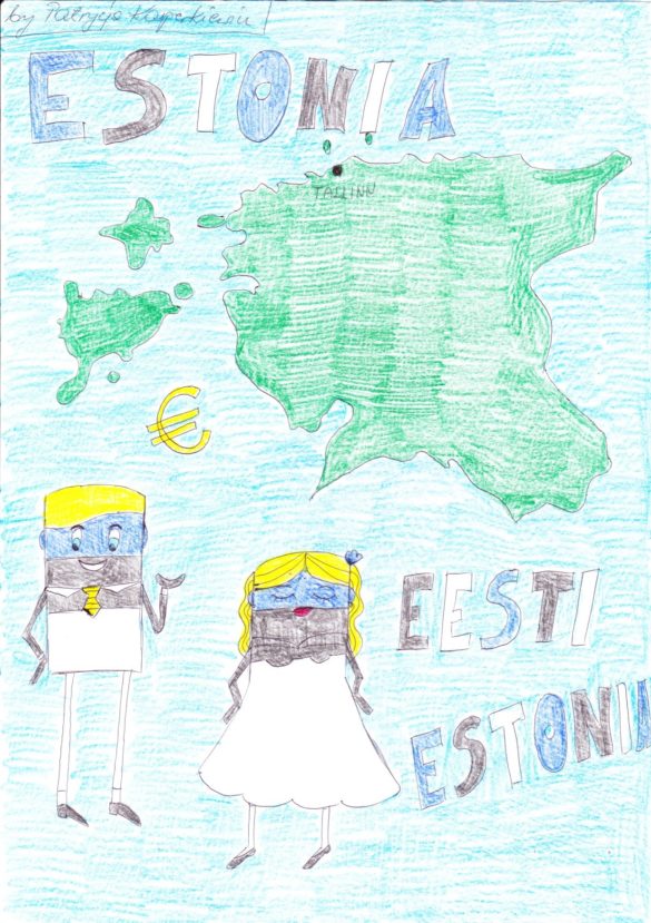 Flagoludki Estonia dla dzieci